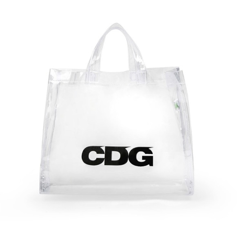 CDG pvc big tote bag